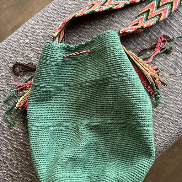 Knit Bucket Crossbody / Should Bag - Picture 4 of 6